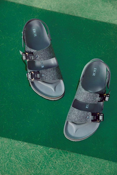 ديور تحيي أجمل لحظات الماضي بالتعاون مع علامة  Birkenstock